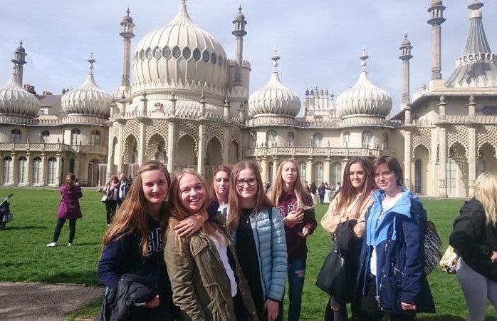 Praktykantki z ZSGH podczas zwiedzania Anglii